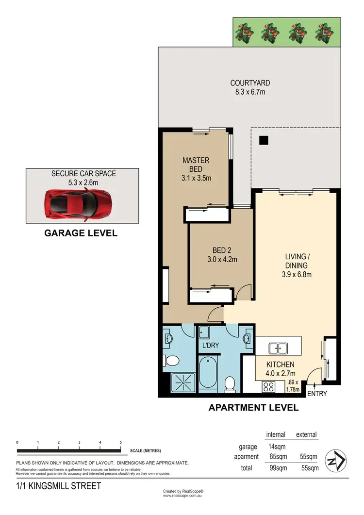 Floorplan of Homely apartment listing, 1/1 Kingsmill Street, Chermside QLD 4032