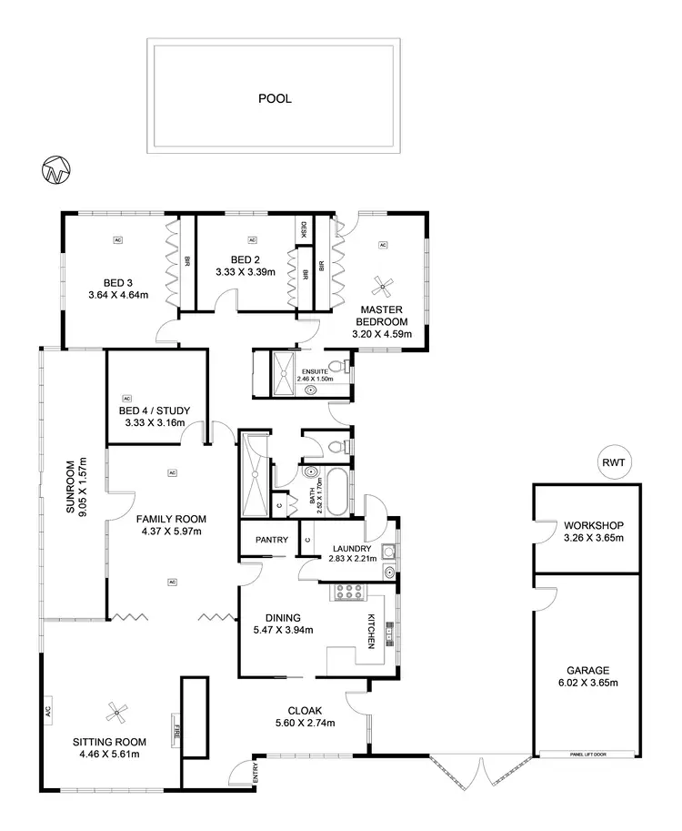 Floorplan of Homely house listing, 101 Bonython Avenue, Novar Gardens SA 5040