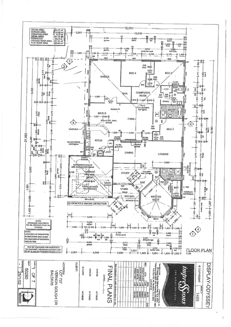 Floorplan of Homely house listing, 10 Vernon Gough Drive, Baldivis WA 6171