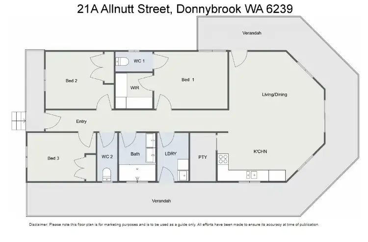 Floorplan of Homely house listing, 21a ALLNUTT STREET, Donnybrook WA 6239
