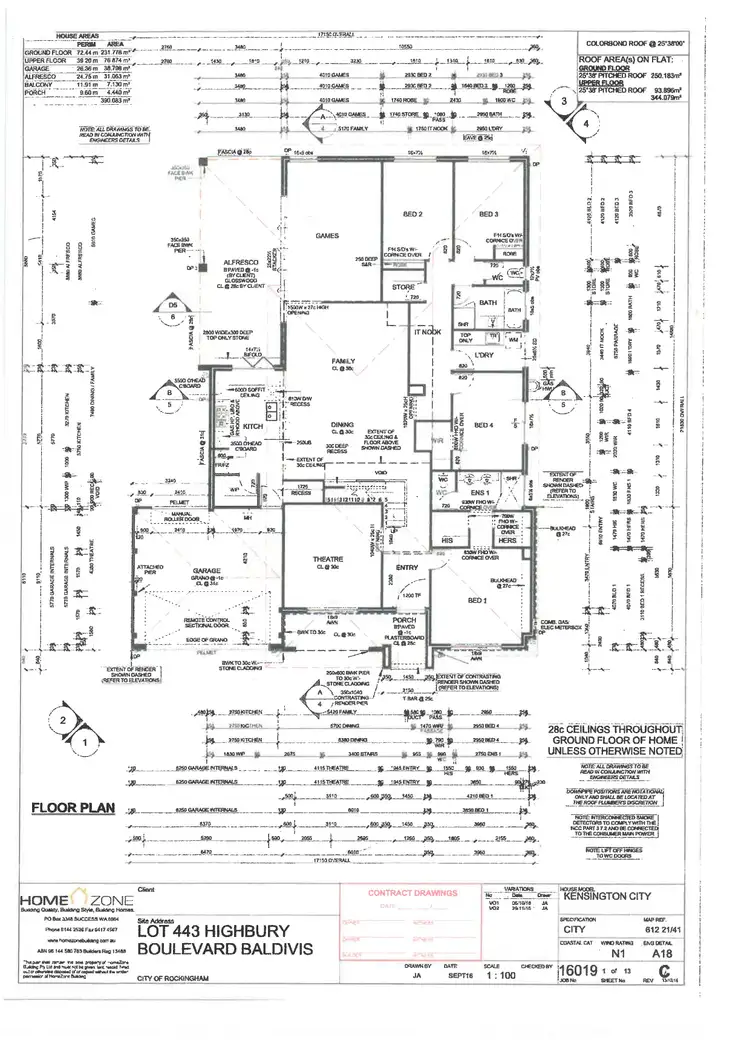 Floorplan of Homely house listing, 27 Highbury Boulevard, Baldivis WA 6171
