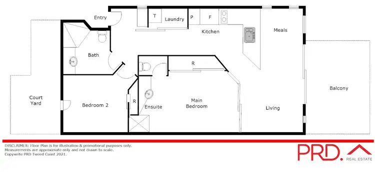 Floorplan of Homely apartment listing, 53/3 Cedarwood Court, Casuarina NSW 2487
