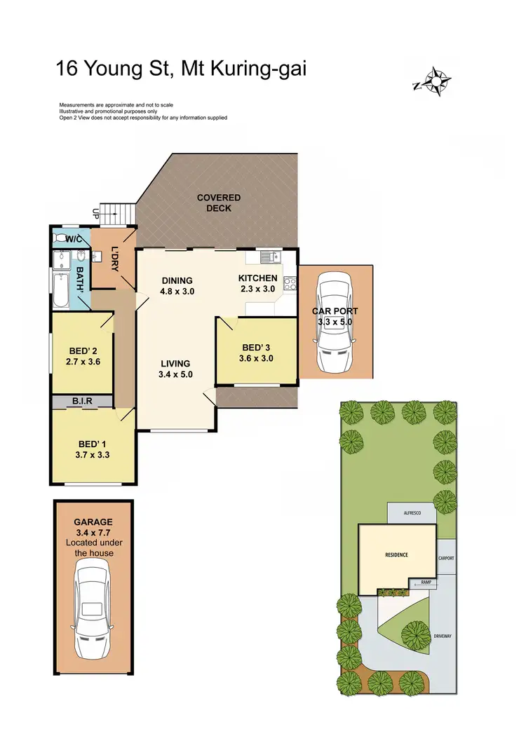 Floorplan of Homely house listing, 16 Young Street, Mount Kuring-Gai NSW 2080