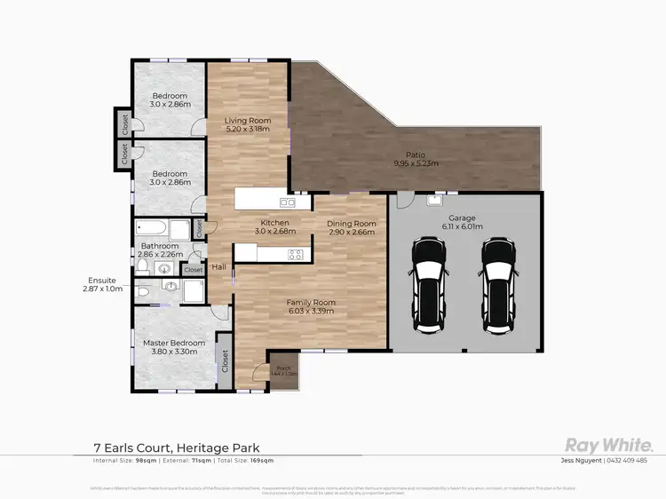Floorplan of Homely house listing, 7 Earls Court, Heritage Park QLD 4118