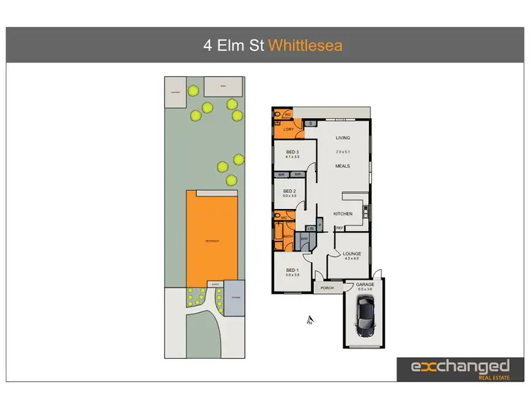 Floorplan of Homely house listing, 4 Elm Street, Whittlesea VIC 3757