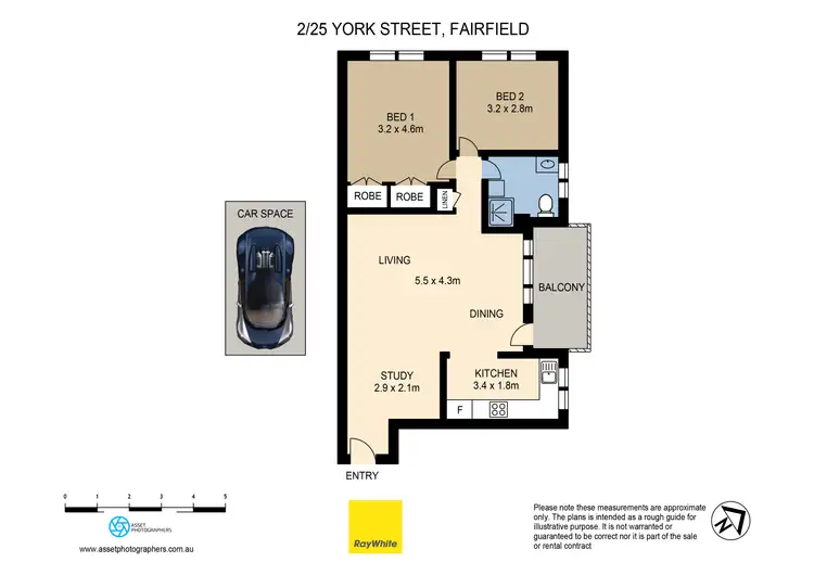 Floorplan of Homely unit listing, 2/25 York Street, Fairfield NSW 2165