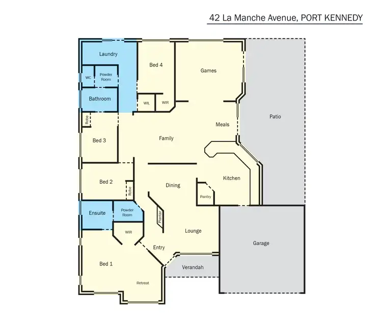 Floorplan of Homely house listing, 42 La Manche Avenue, Port Kennedy WA 6172