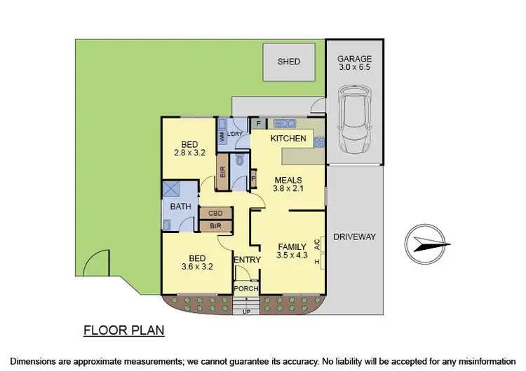 Floorplan of Homely unit listing, 2/5 Neilson Street, Bayswater VIC 3153