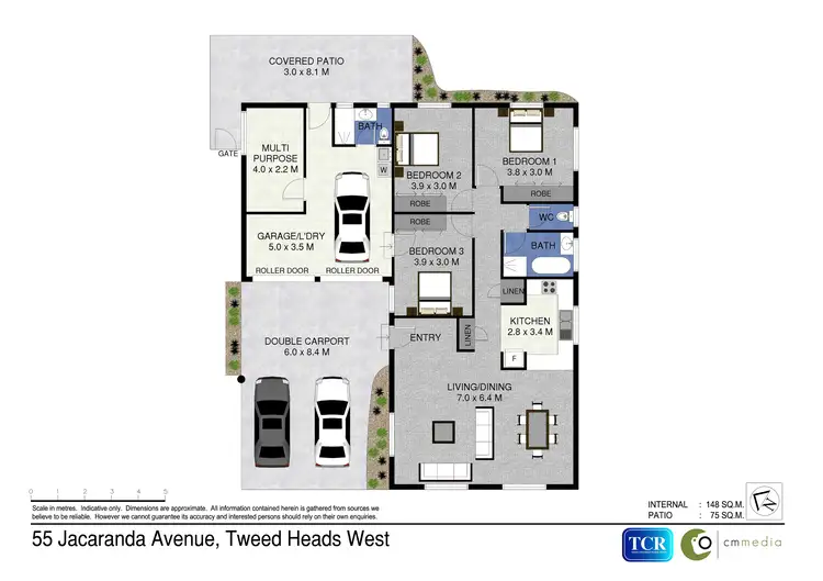 Floorplan of Homely house listing, 55 Jacaranda Avenue, Tweed Heads West NSW 2485