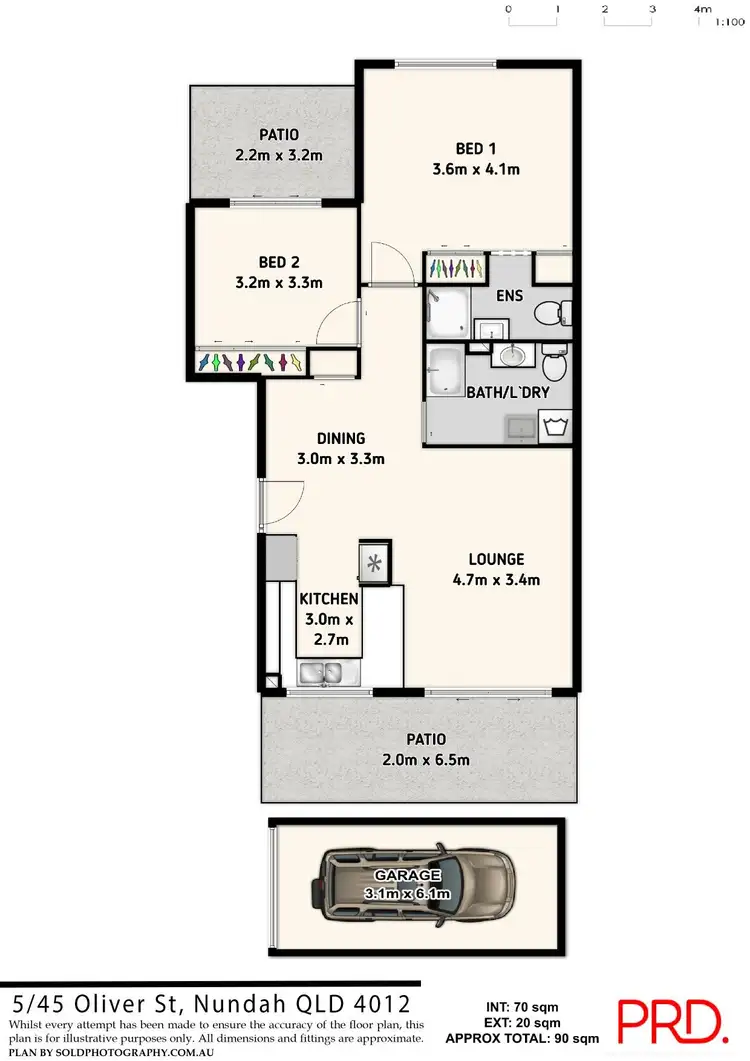 Floorplan of Homely unit listing, 5/45 Oliver Street, Nundah QLD 4012