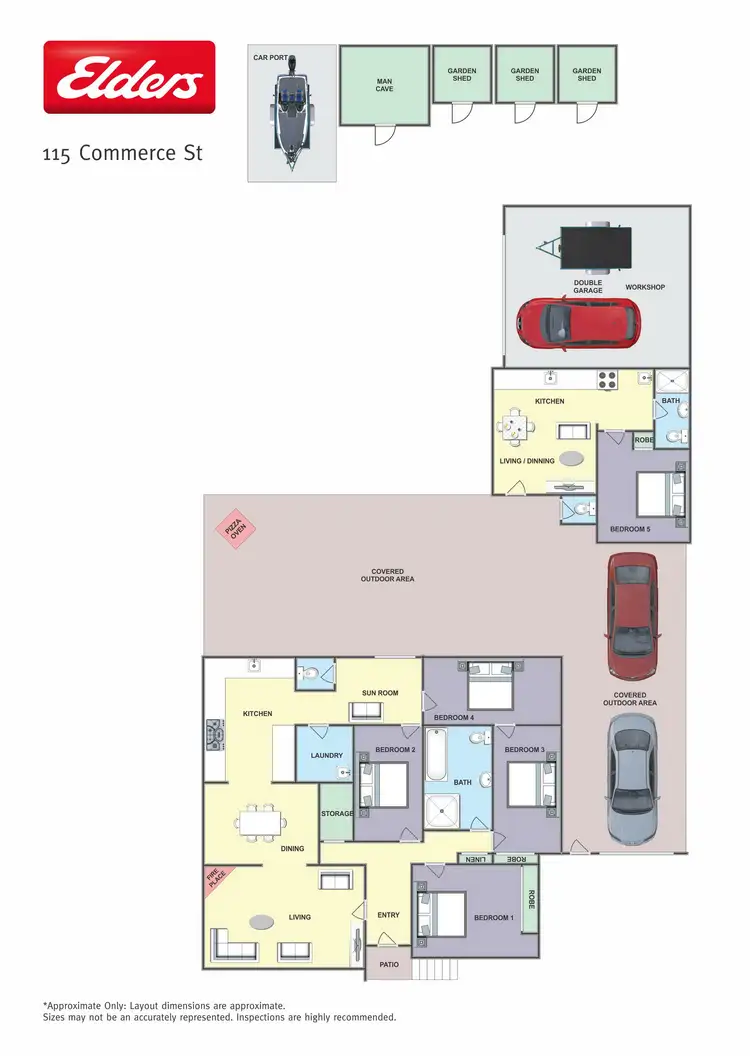 Floorplan of Homely house listing, 115 Commerce Street, Taree NSW 2430