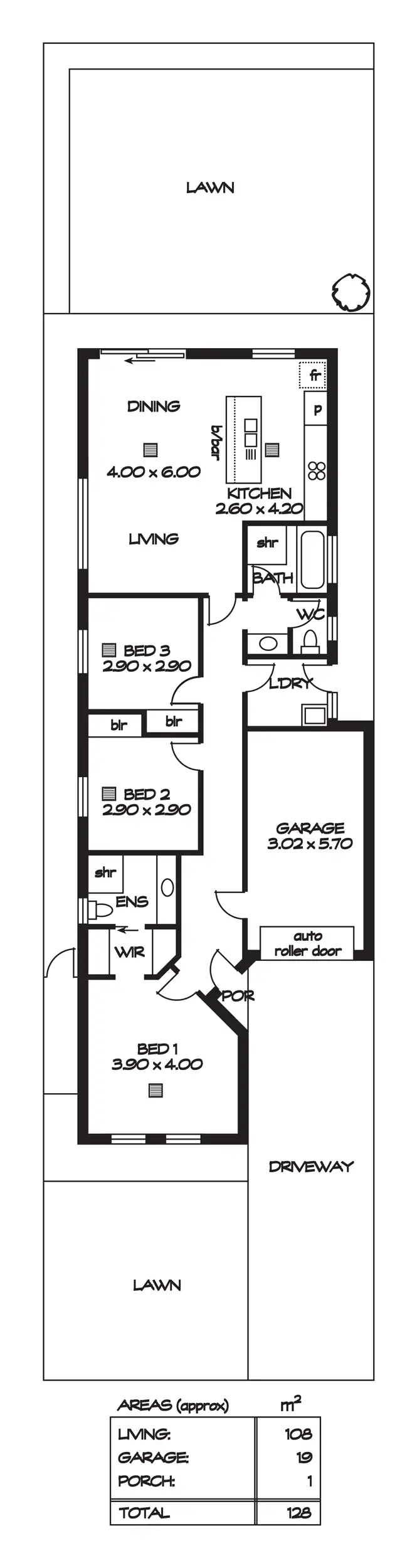 Floorplan of Homely house listing, 13/109 Bolivar Road, Burton SA 5110