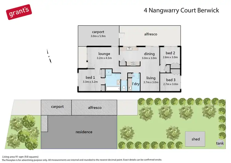 Floorplan of Homely house listing, 4 Nangwarry Court, Berwick VIC 3806