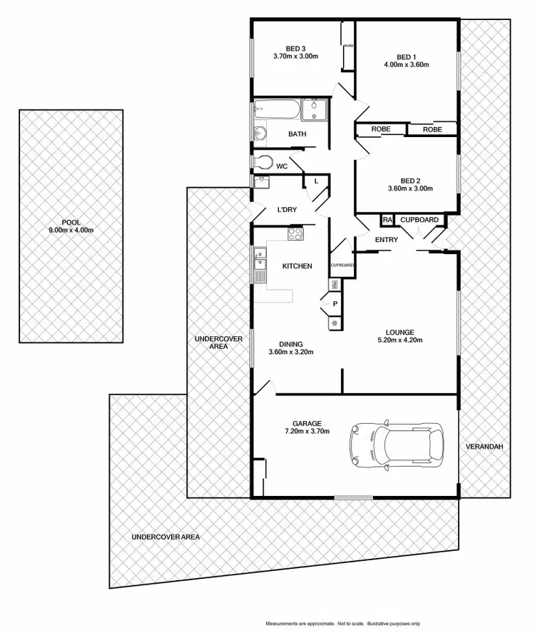 Floorplan of Homely house listing, 436 Dale Crescent, Lavington NSW 2641