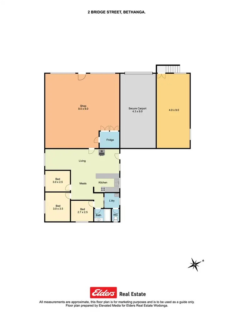 Floorplan of Homely house listing, 2 Bridge Street, Bethanga VIC 3691