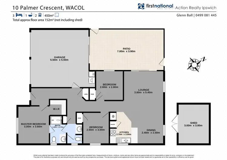 Floorplan of Homely house listing, 10 Palmer Crescent, Wacol QLD 4076