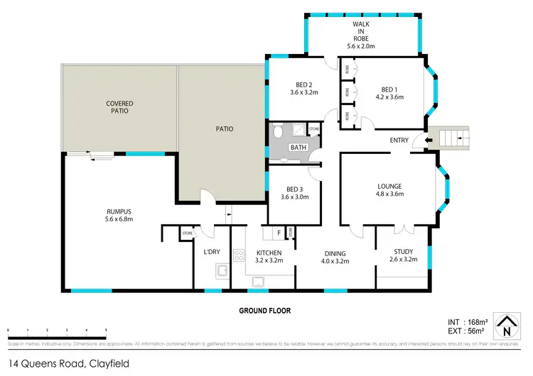 Floorplan of Homely house listing, 14 Queens Road, Clayfield QLD 4011