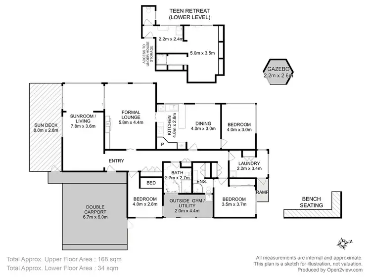 Floorplan of Homely house listing, 10A Ormond Street, Bellerive TAS 7018