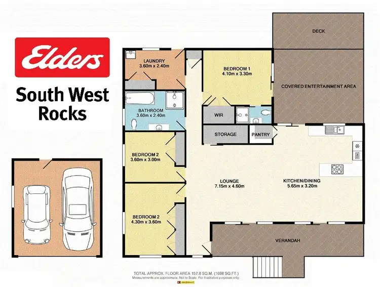 Floorplan of Homely house listing, 145 GREGORY STREET, South West Rocks NSW 2431