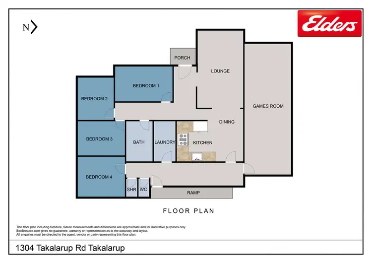 Floorplan of Homely house listing, 1304 Takalarup Road, Takalarup WA 6324