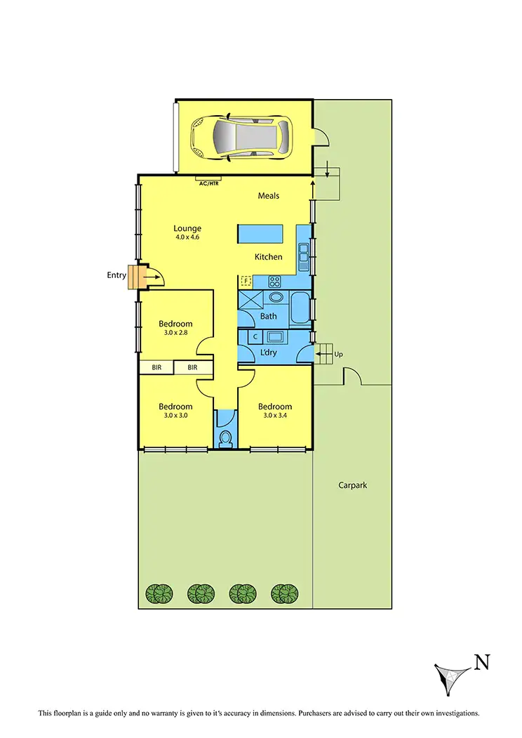 Floorplan of Homely unit listing, 3/107 Blyth Street, Altona VIC 3018