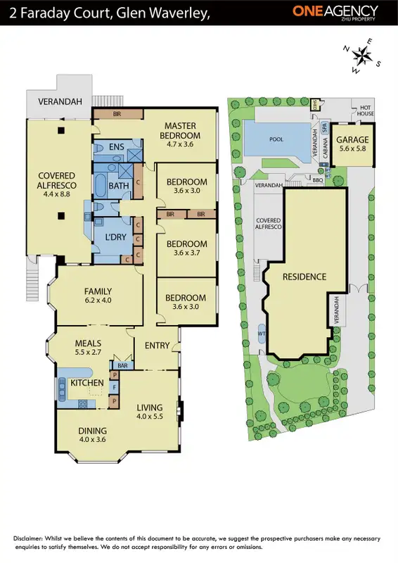 Floorplan of Homely house listing, 2 Faraday Court, Glen Waverley VIC 3150