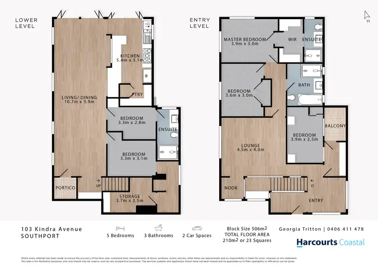 Floorplan of Homely house listing, 103 Kindra Avenue, Southport QLD 4215