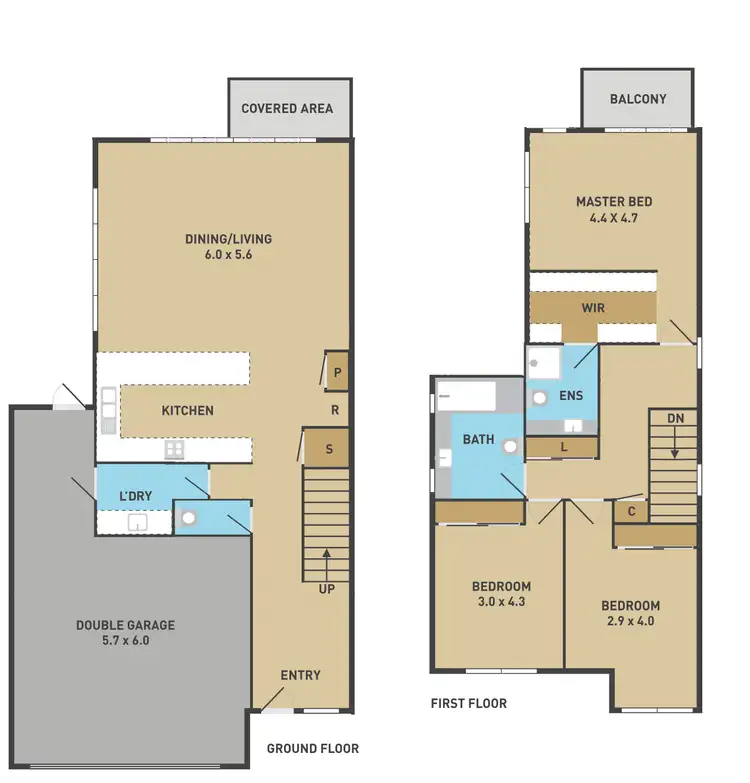 Floorplan of Homely townhouse listing, 10/1-5 The Close, Caroline Springs VIC 3023