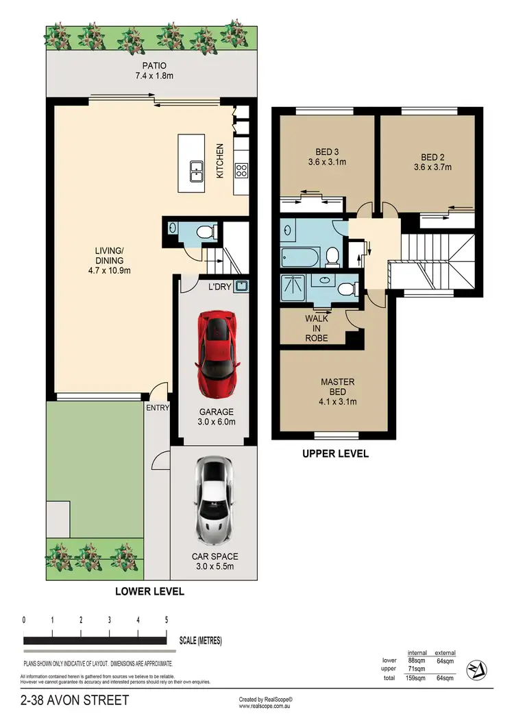 Floorplan of Homely townhouse listing, 2/38 Avon Street, Morningside QLD 4170