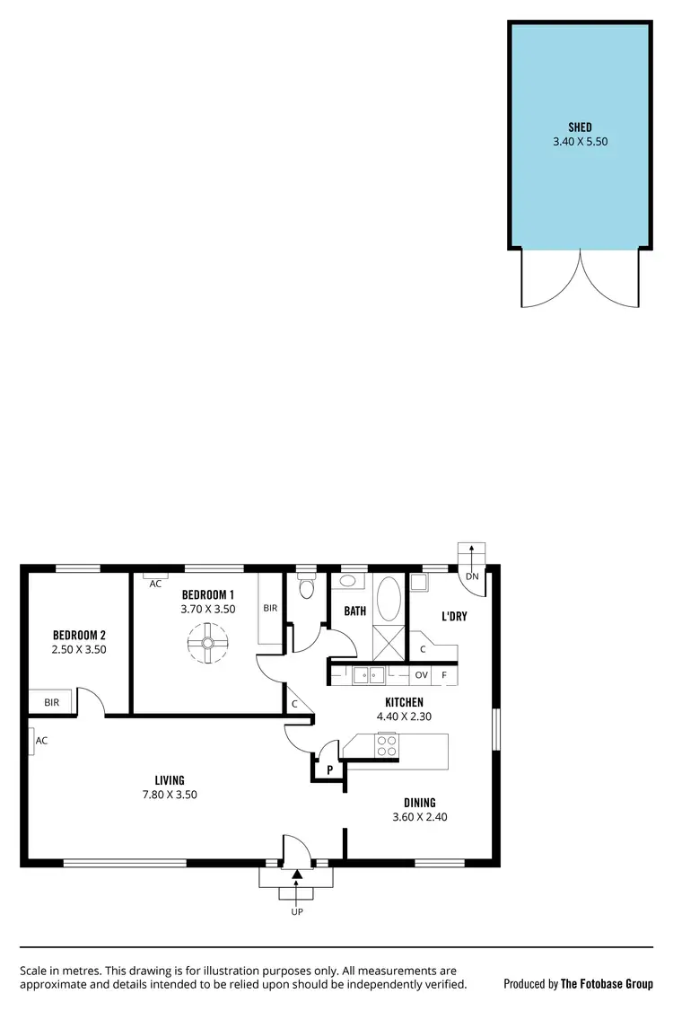 Floorplan of Homely house listing, 18 Plymouth Street, Aldinga Beach SA 5173