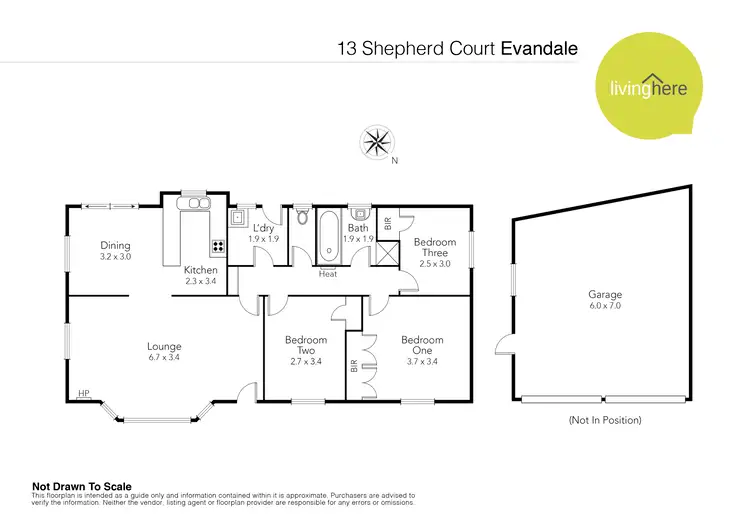 Floorplan of Homely house listing, 13 Shepherds Court, Evandale TAS 7212