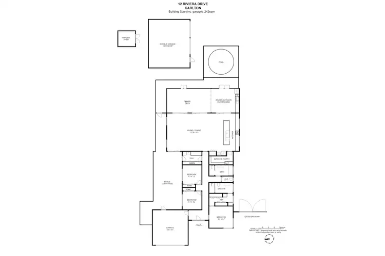 Floorplan of Homely house listing, 12 Riviera Drive, Carlton TAS 7173