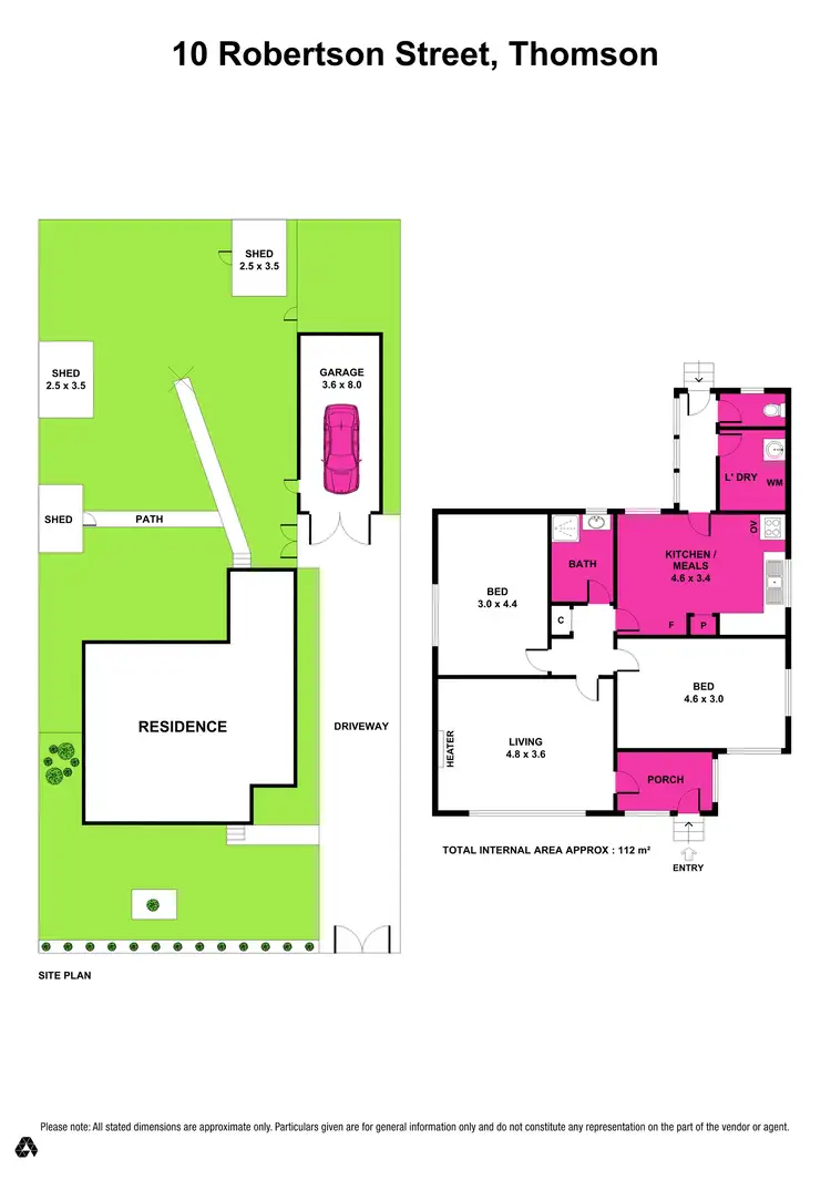 Floorplan of Homely house listing, 10 Robertson Street, Thomson VIC 3219
