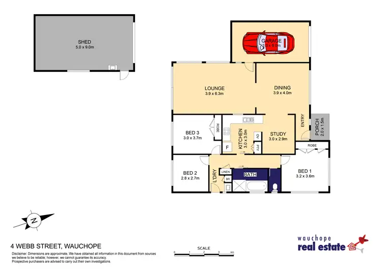 Floorplan of Homely house listing, 4 Webb Street, Wauchope NSW 2446