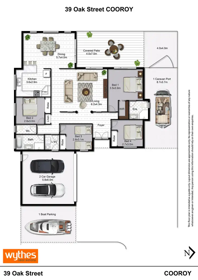 Floorplan of Homely house listing, 39 Oak Street, Cooroy QLD 4563