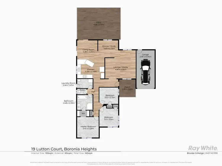 Floorplan of Homely house listing, 19 Lutton Court, Boronia Heights QLD 4124