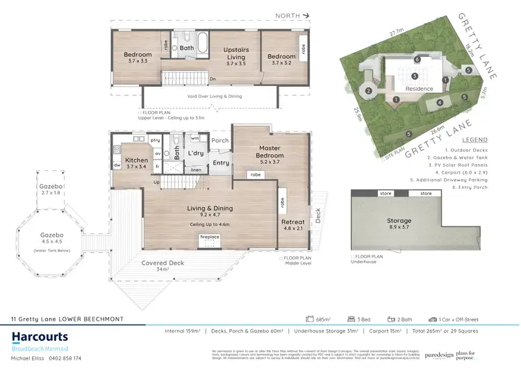 Floorplan of Homely house listing, 11 Gretty Lane, Lower Beechmont QLD 4211