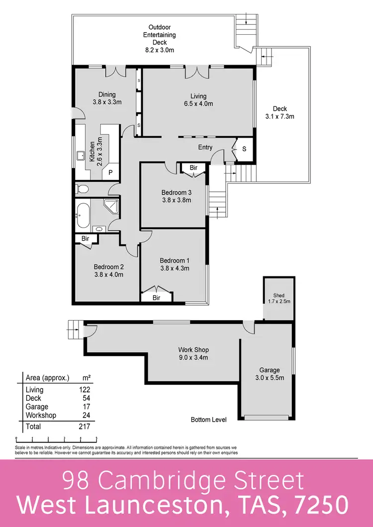 Floorplan of Homely house listing, 98 Cambridge Street, West Launceston TAS 7250
