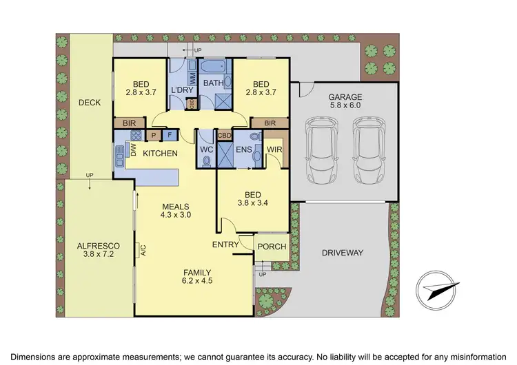 Floorplan of Homely unit listing, 84A Country Club Drive, Chirnside Park VIC 3116