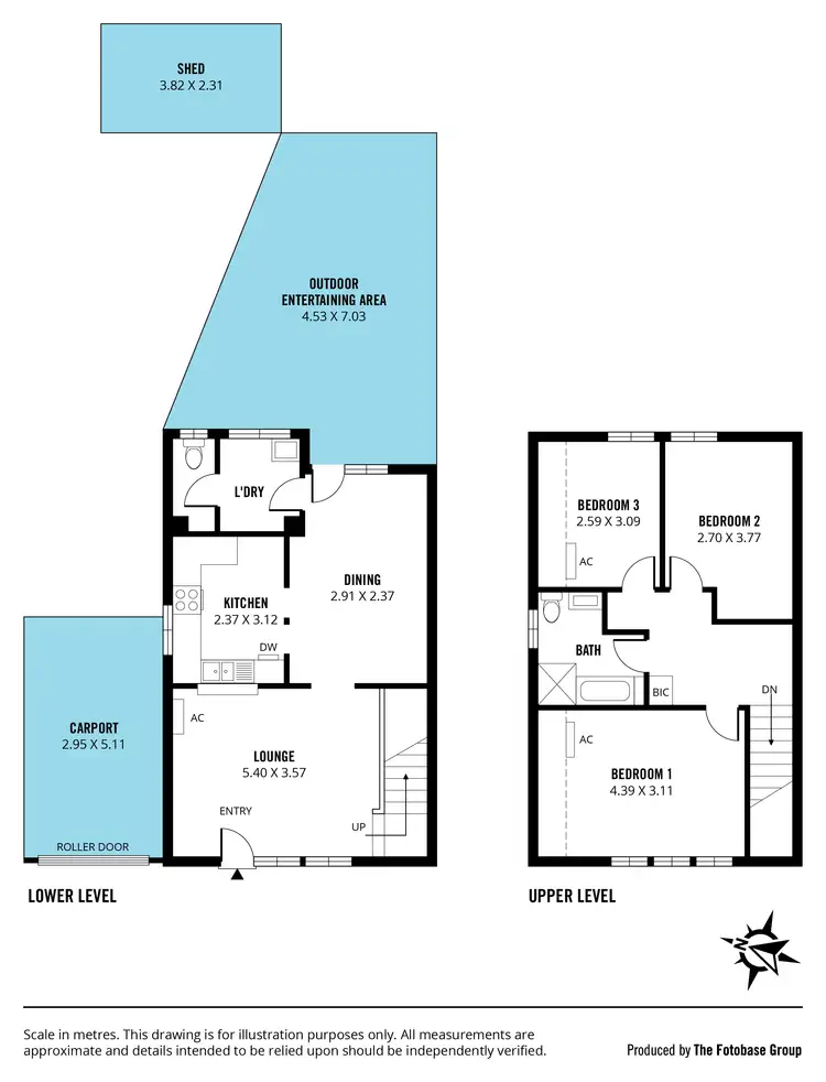 Floorplan of Homely townhouse listing, 1/47 West Street, Ascot Park SA 5043
