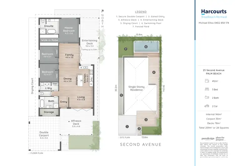 Floorplan of Homely house listing, 25 Second Avenue, Palm Beach QLD 4221