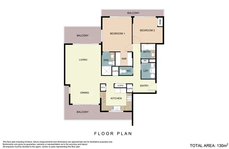Floorplan of Homely apartment listing, 22/40 Ferny Avenue, Surfers Paradise QLD 4217