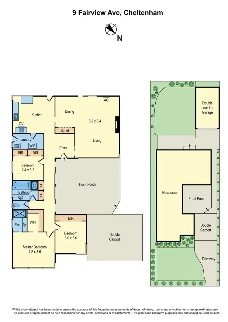 Floorplan of Homely house listing, 9 Fairview Avenue, Cheltenham VIC 3192