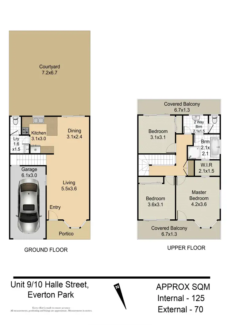 Floorplan of Homely townhouse listing, 9/10 Halle Street, Everton Park QLD 4053