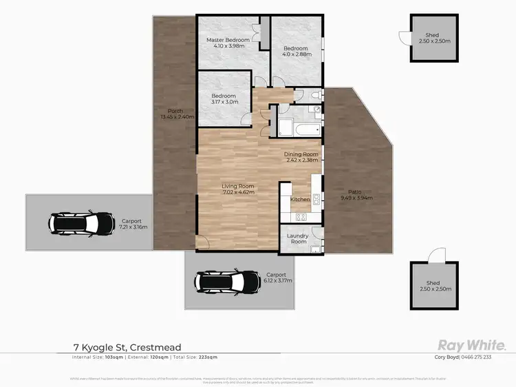 Floorplan of Homely house listing, 7 Kyogle Street, Crestmead QLD 4132