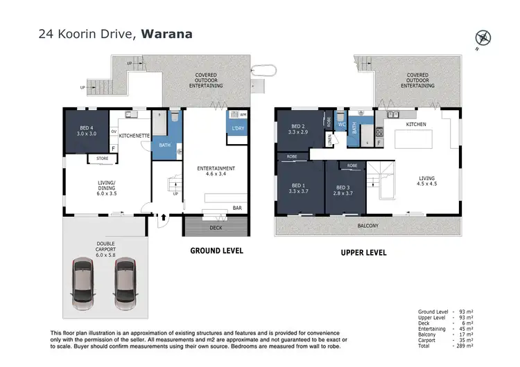 Floorplan of Homely house listing, 24 Koorin Drive, Warana QLD 4575
