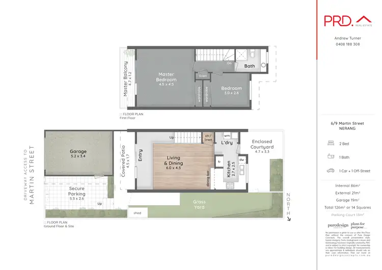 Floorplan of Homely house listing, 6/9 Martin Street, Nerang QLD 4211