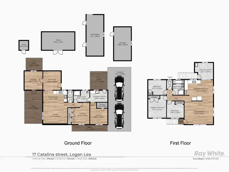 Floorplan of Homely house listing, 17 Catalina Street, Loganlea QLD 4131
