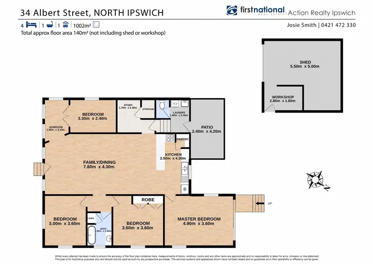 Floorplan of Homely house listing, 34 Albert Street, North Ipswich QLD 4305