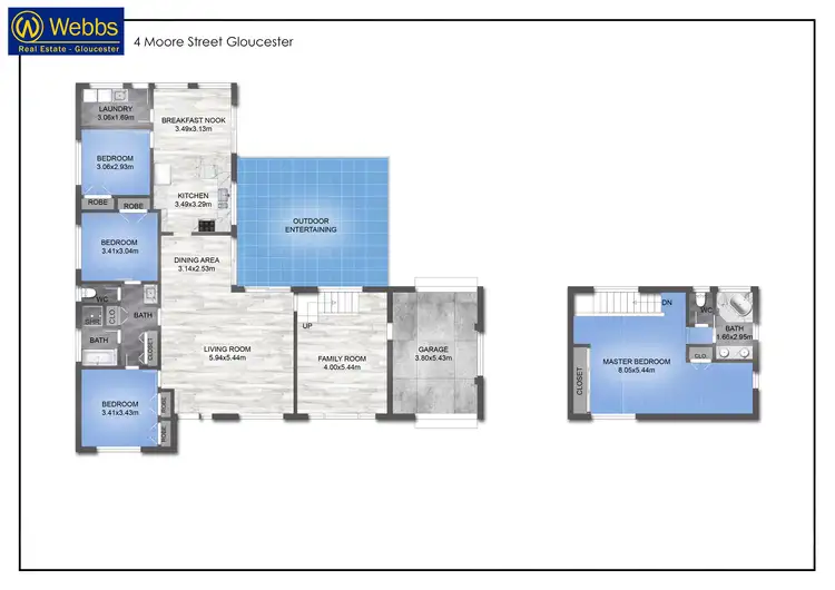 Floorplan of Homely house listing, 4 Moore Street, Gloucester NSW 2422